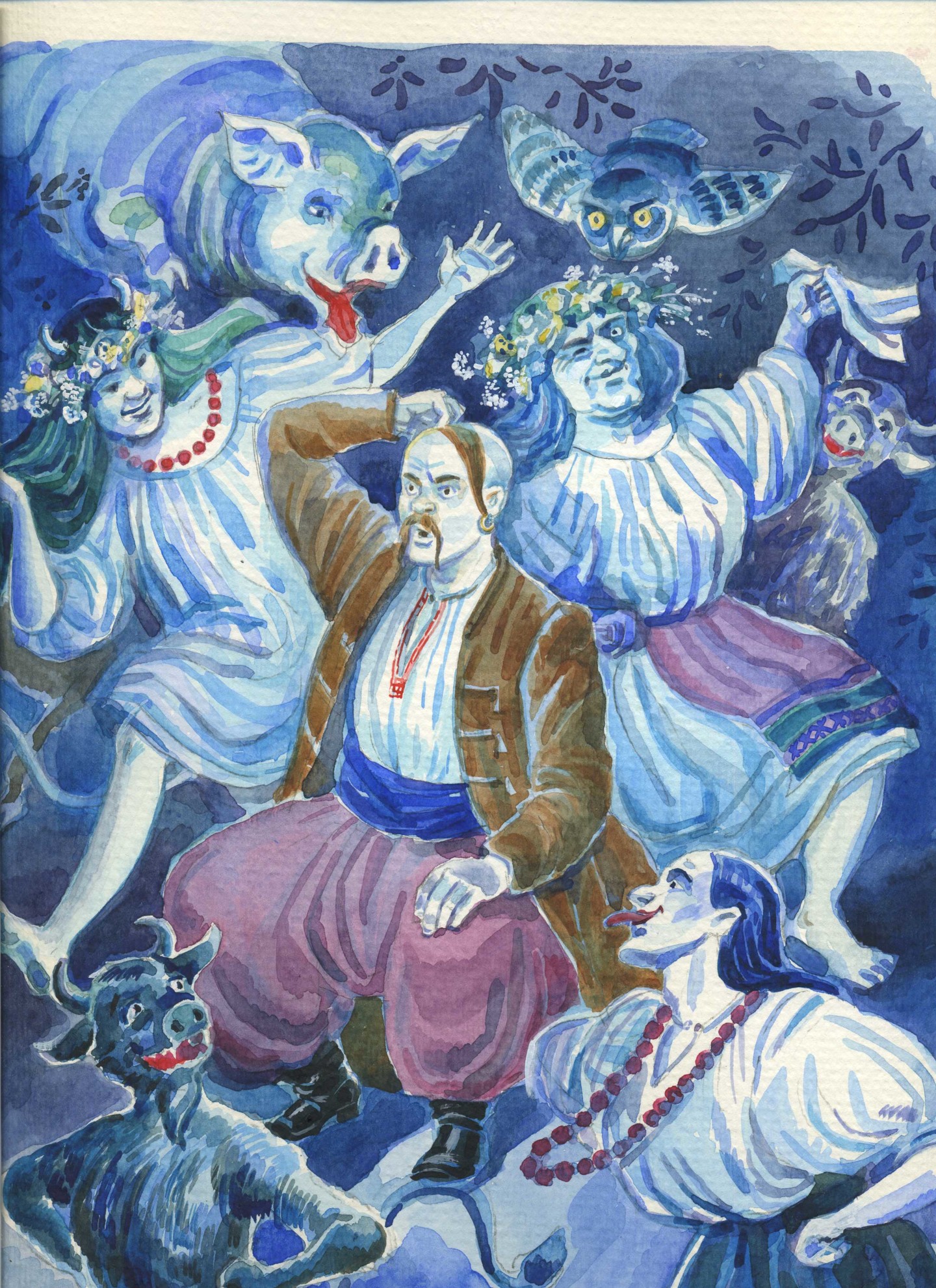 Гоголь пропавшая грамота иллюстрации
