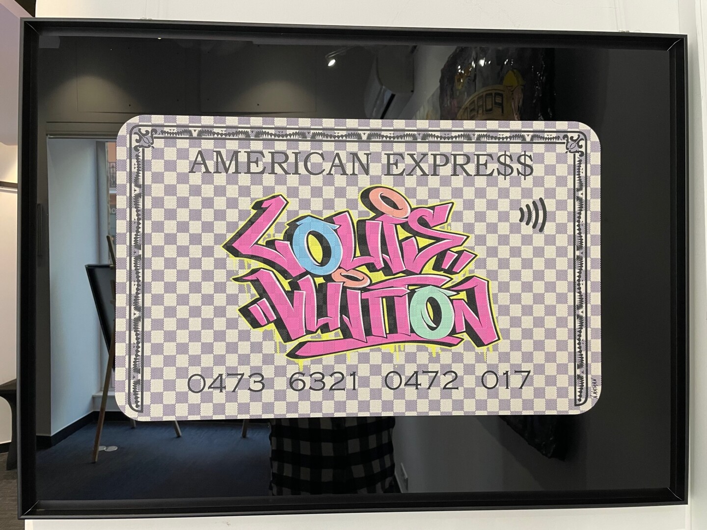 Amex L.vuitton, Painting by N Nathan