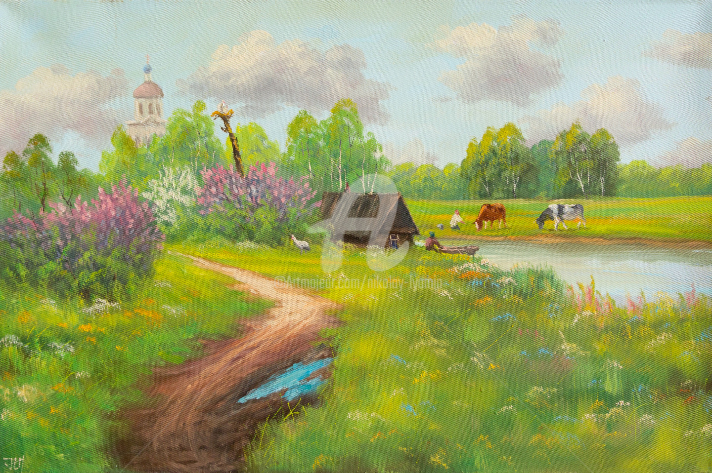 Лето в деревне Шилов картины