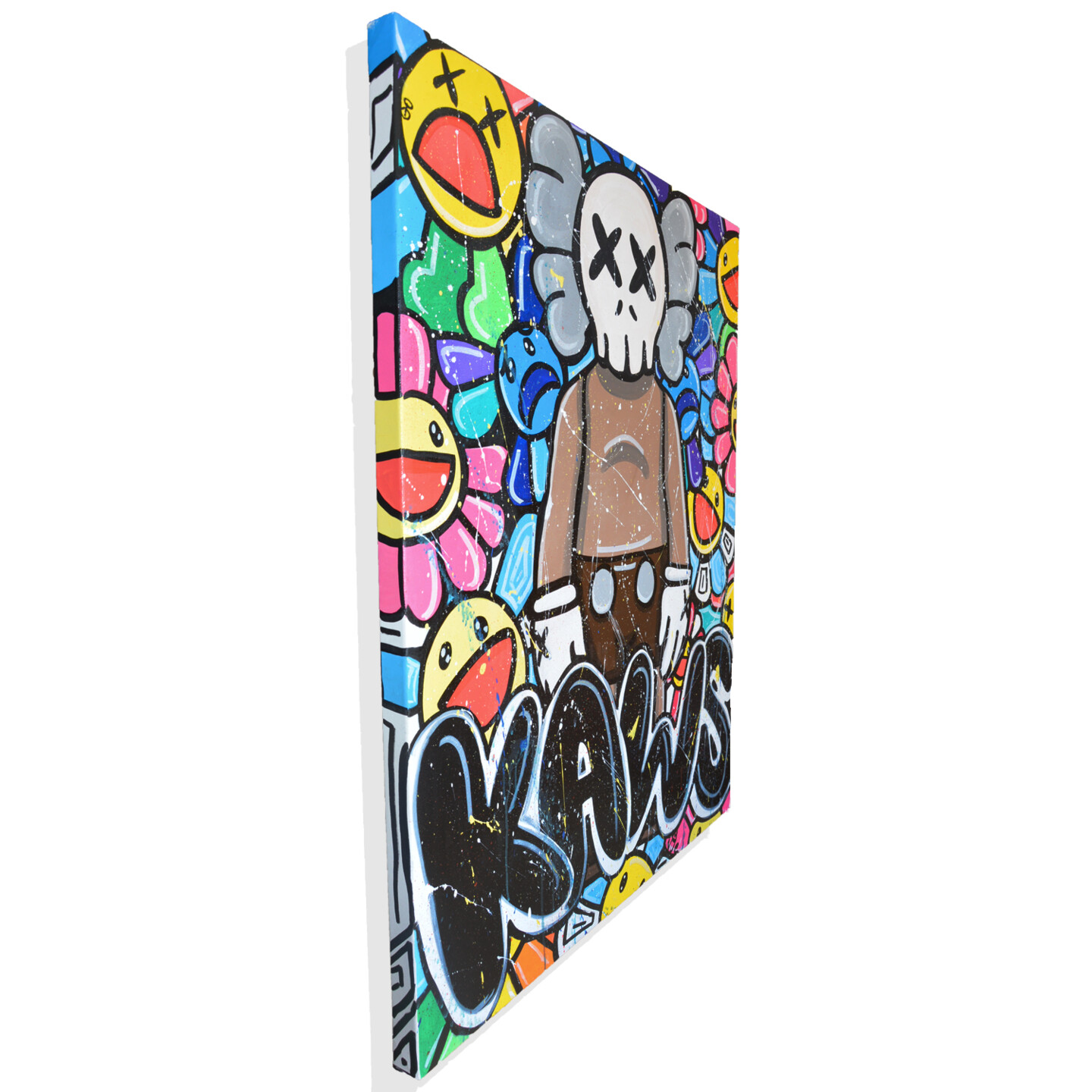 Wall Art Print, the black doodle kaws