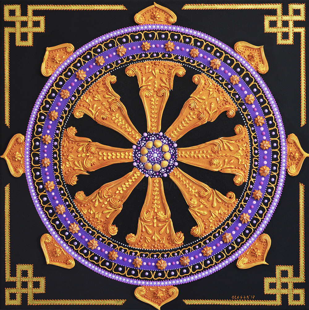 dharma the wheel of life buddhism