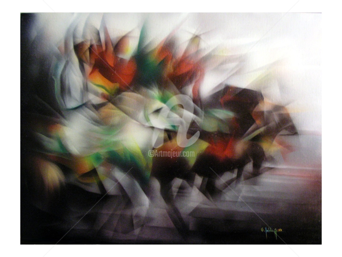 Tbourida, Peinture par Omar Jebbari | Artmajeur