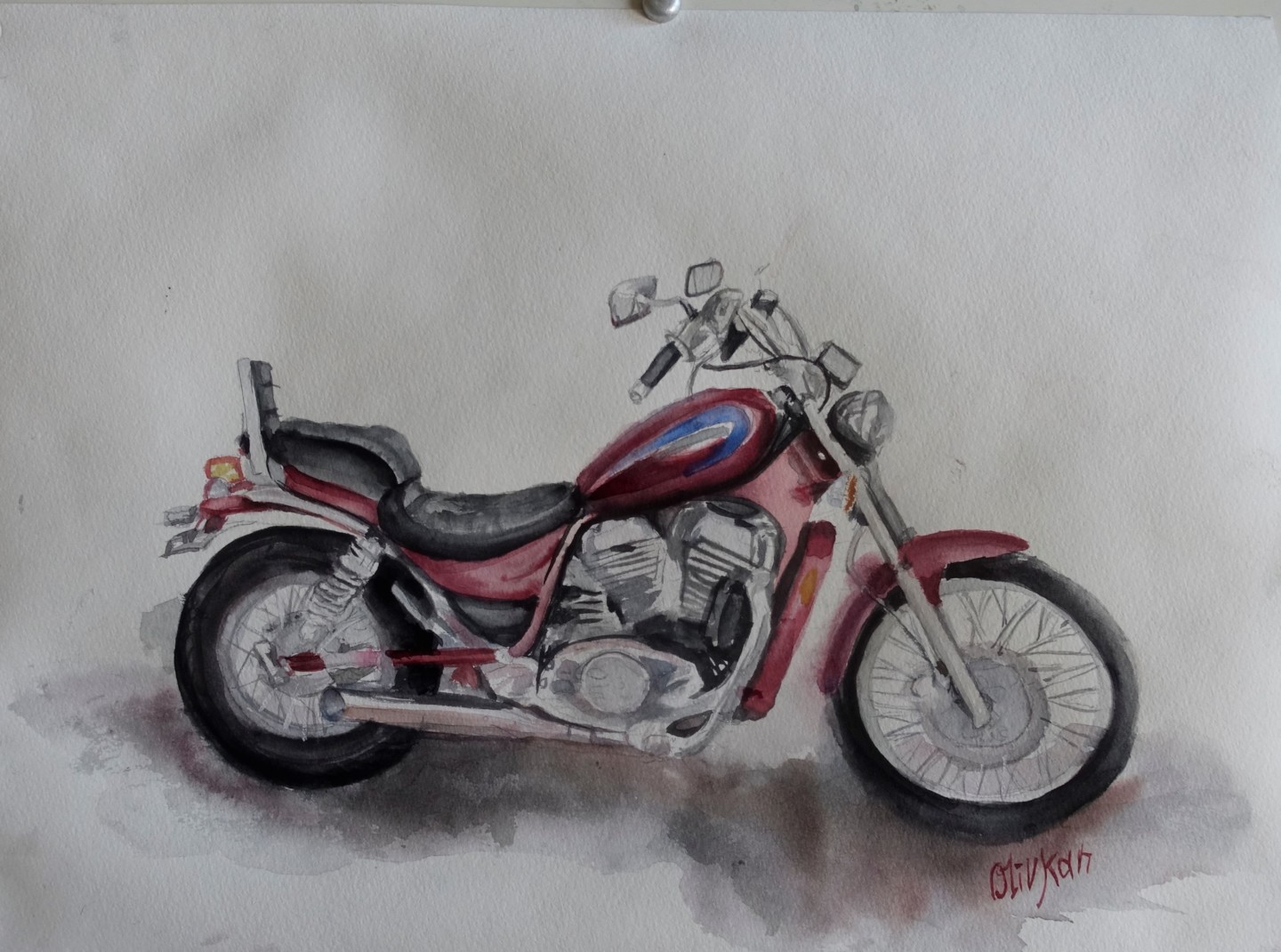 suzuki bike painting