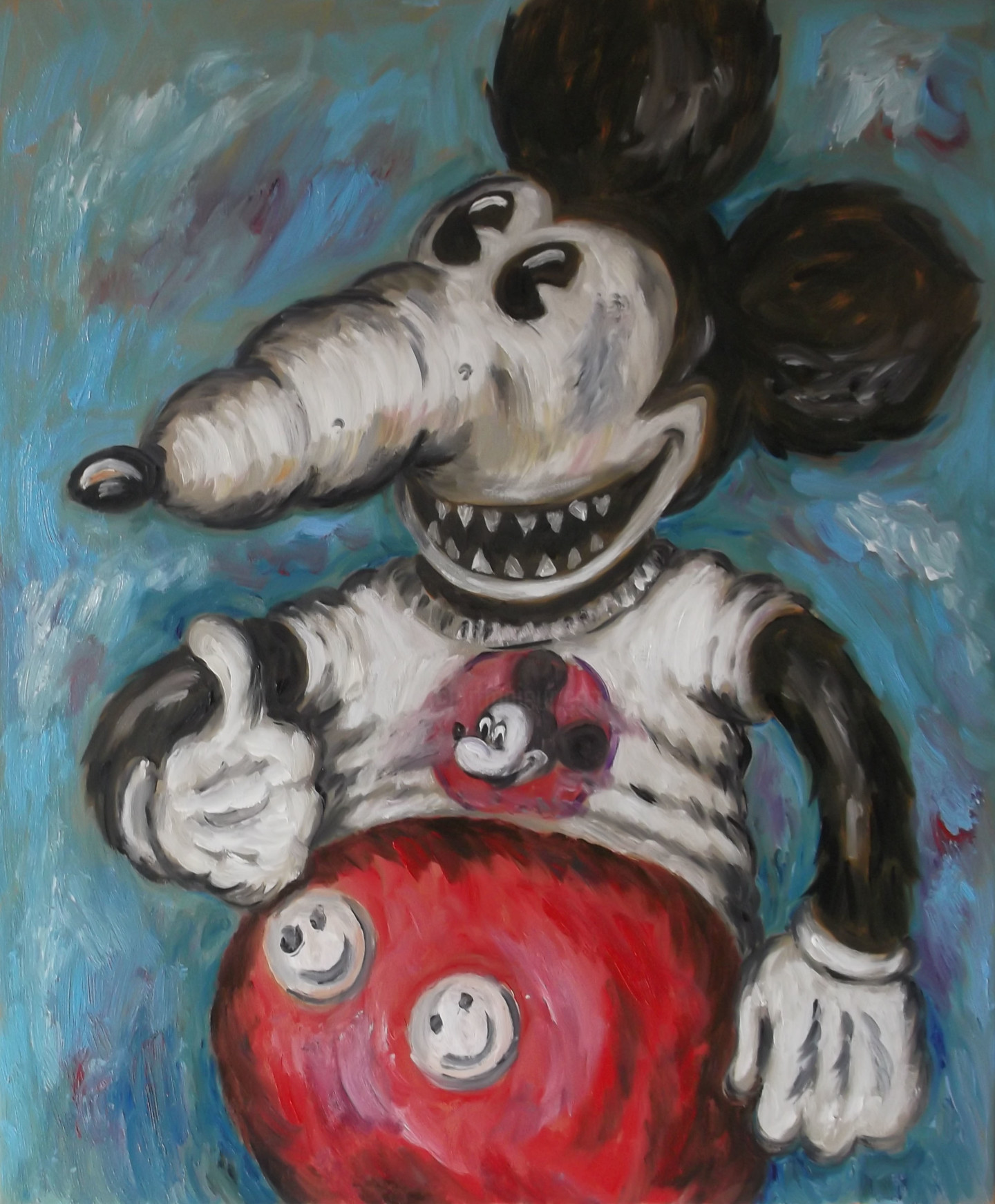 Sosie De Mickey Mouse, Painting by Roberto Poteau | Artmajeur