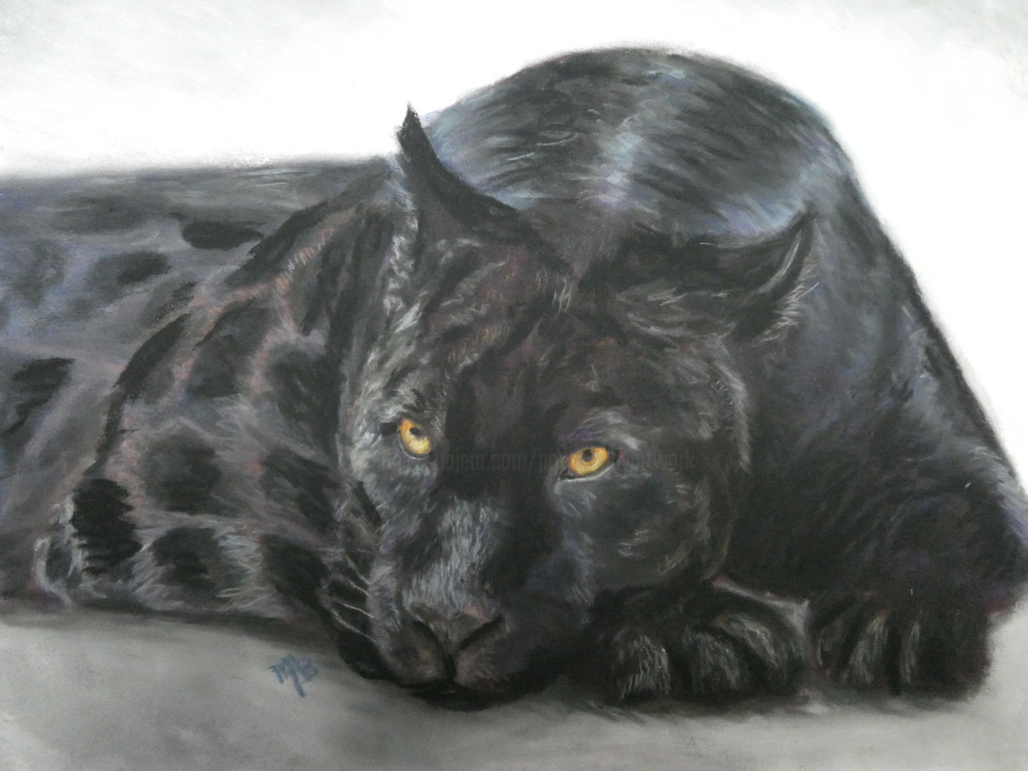 Black Panther Dessin par Maria Arias | Artmajeur