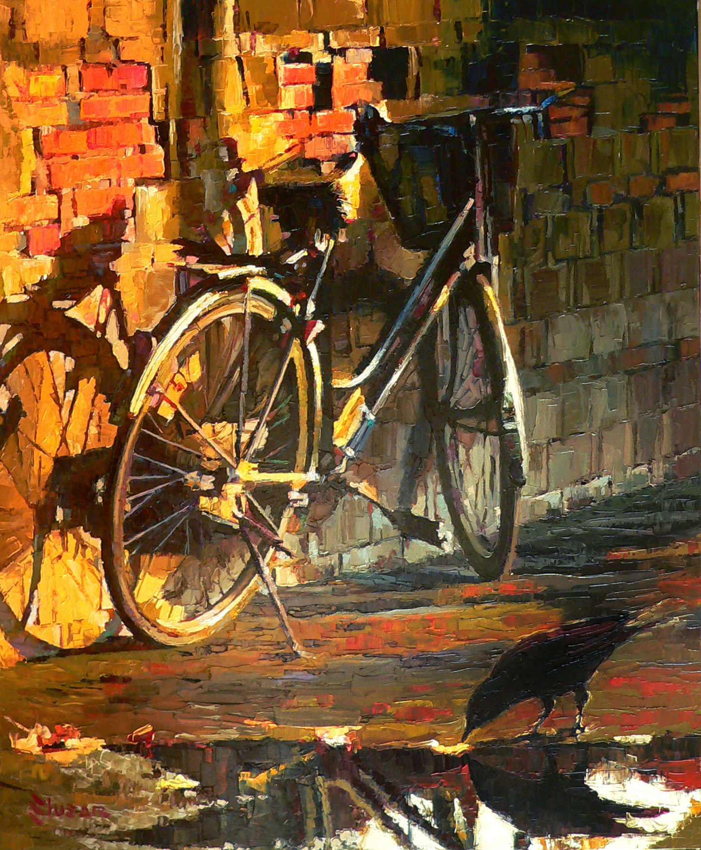 Велосипед в живописи