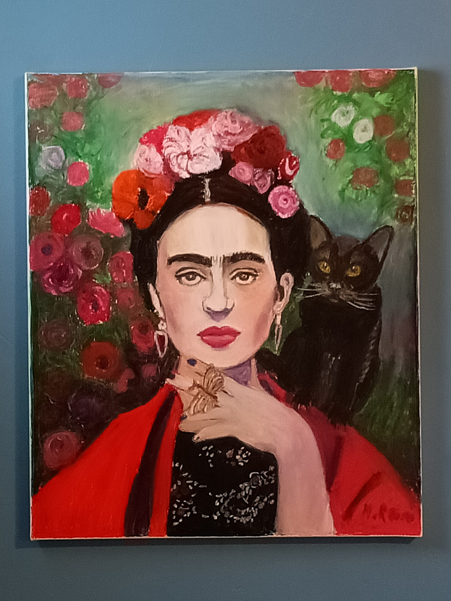 Frida Kahlo Viva La Vida, Рисунок - Marit Refsnes | Artmajeur