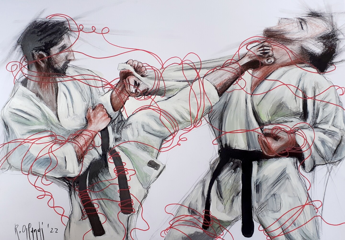 karate drawings