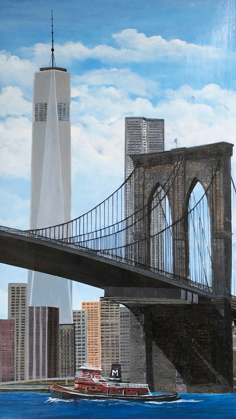 brooklyn bridge freedom tower