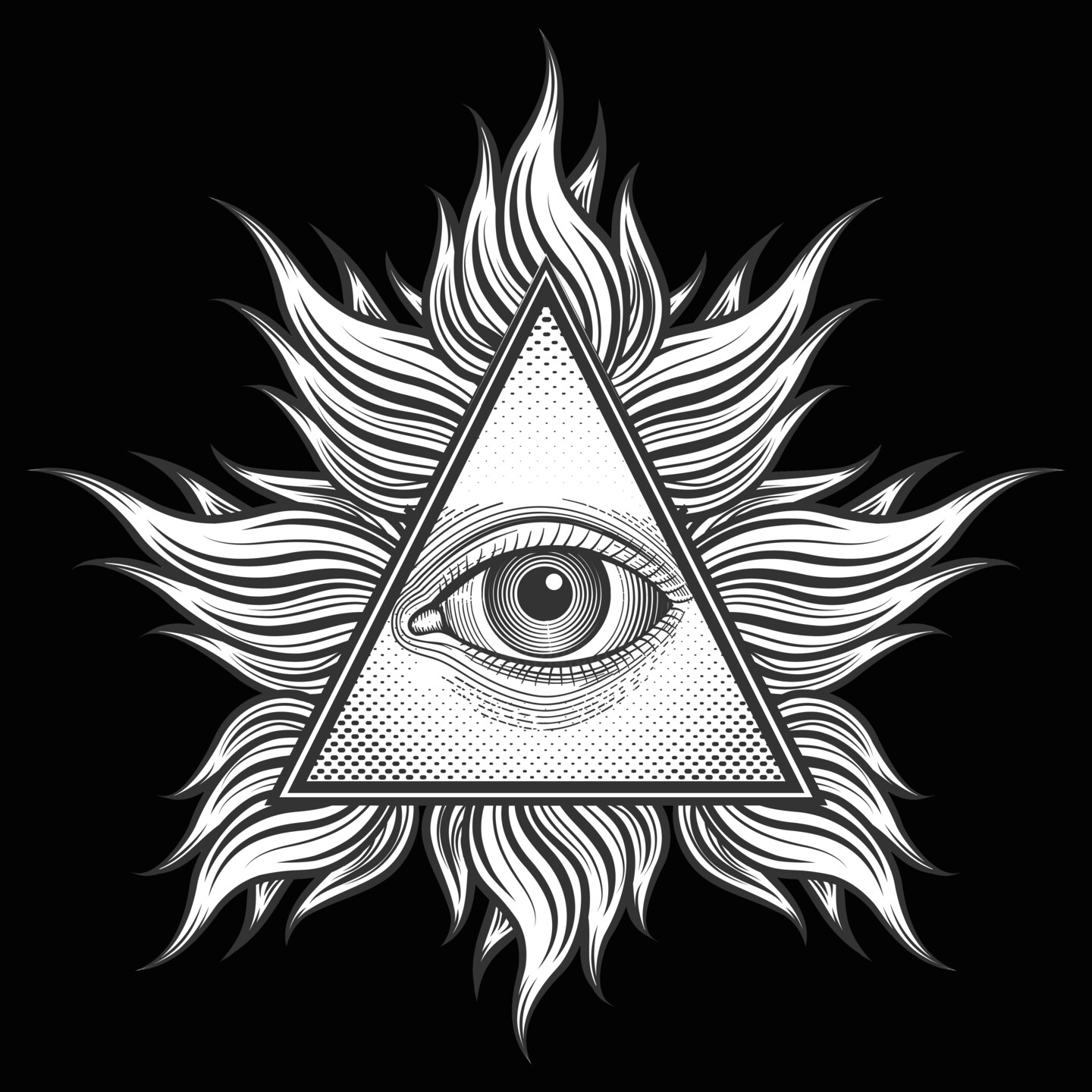All Seeing Eye Pyramid Symbol In The Eng Malerei Von Tony Rubino Artmajeur 1455