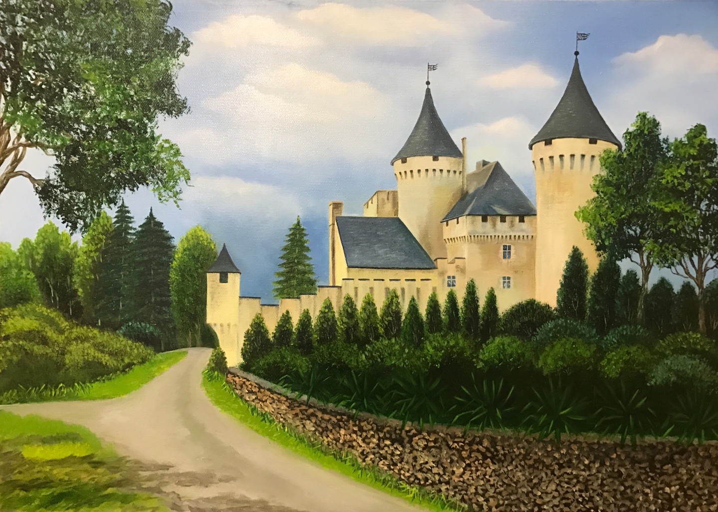 Картины с изображением замков