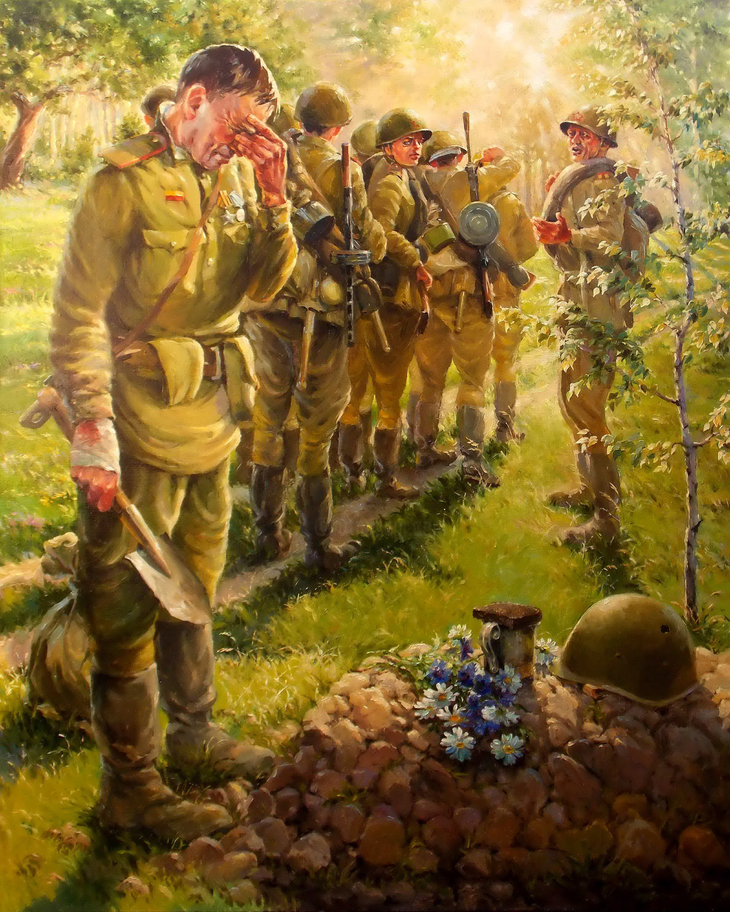 Сергей Бессонов художник картины о войне