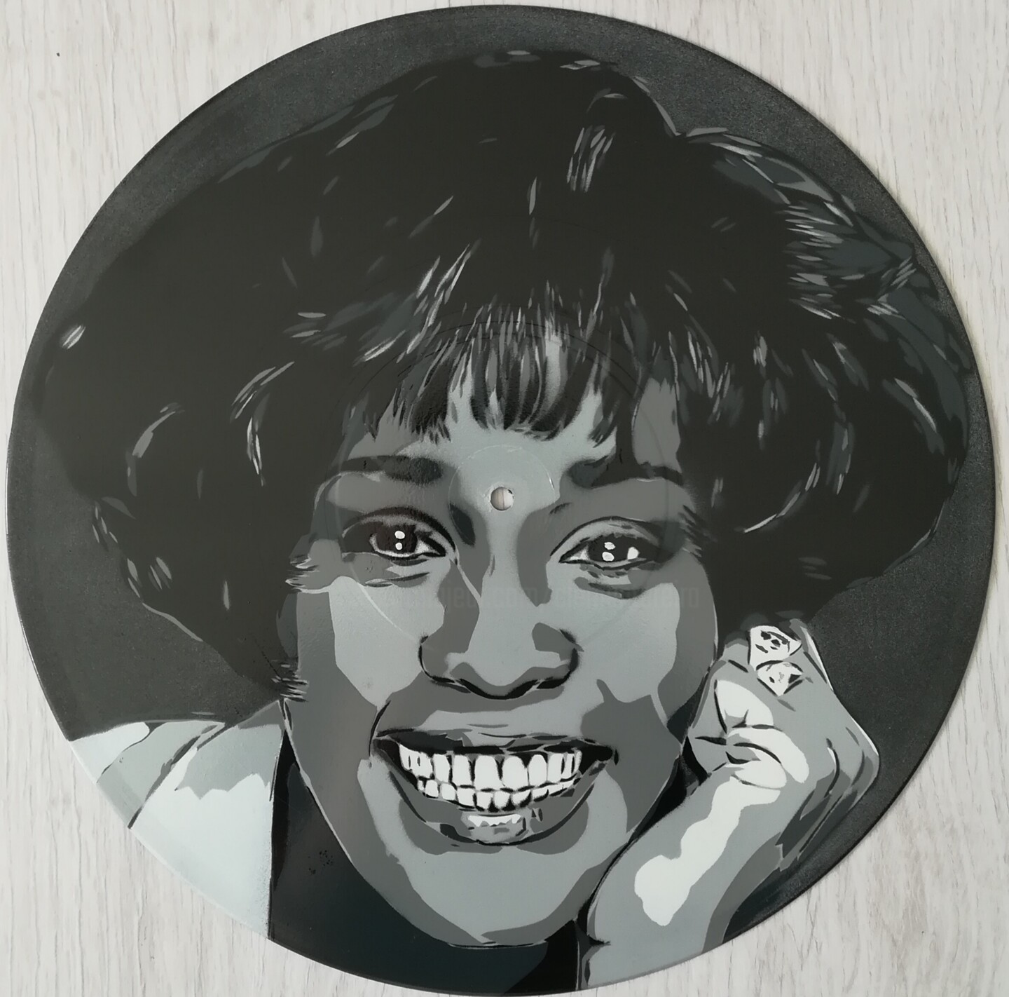 Whitney Houston, Картина - Sérgio Clemente | Artmajeur