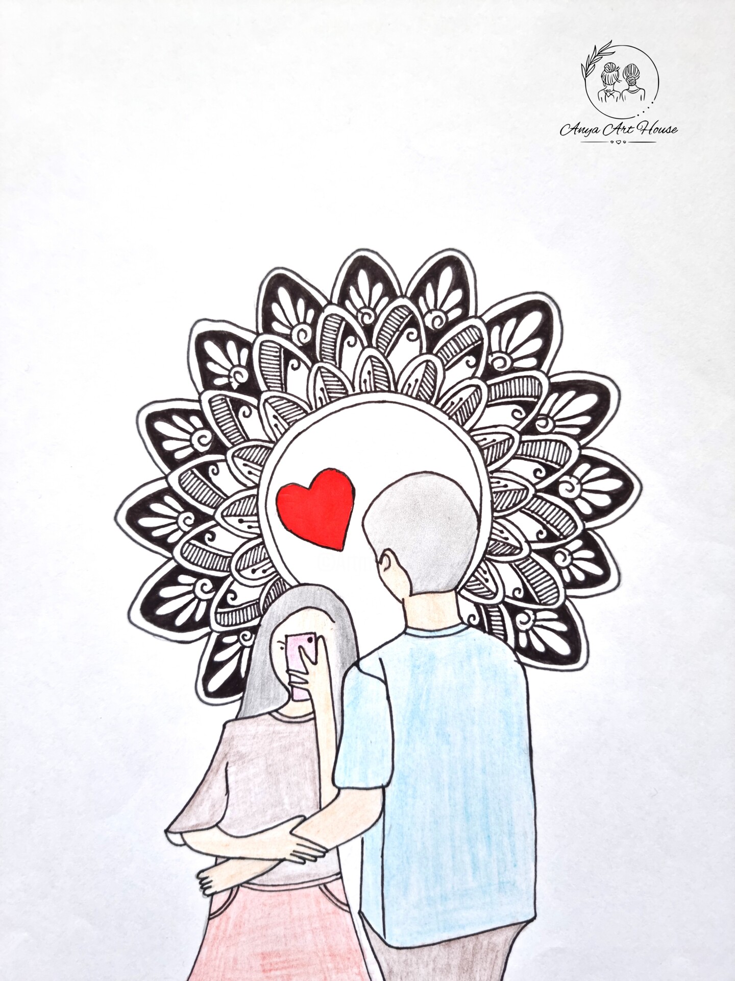couples drawings love