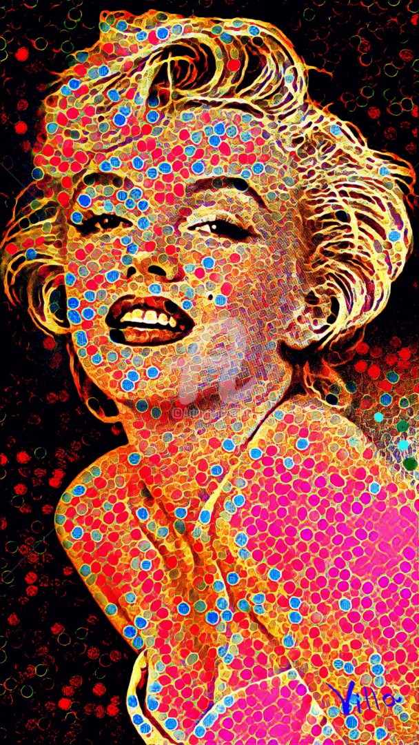 Marilyn Monroe Art  Contemporain  Arts num riques par 