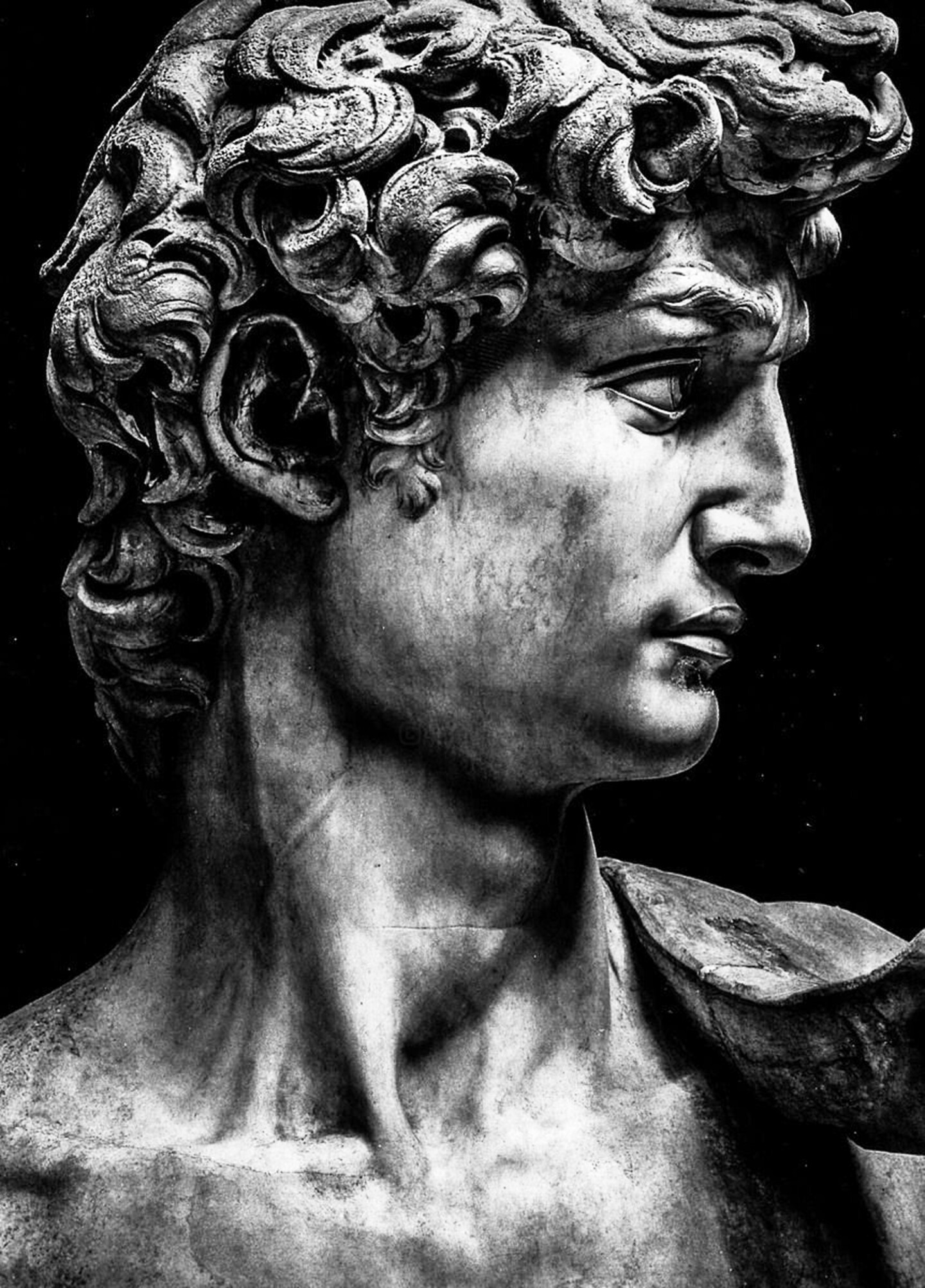 Греческие статуи Давид Микеланджело