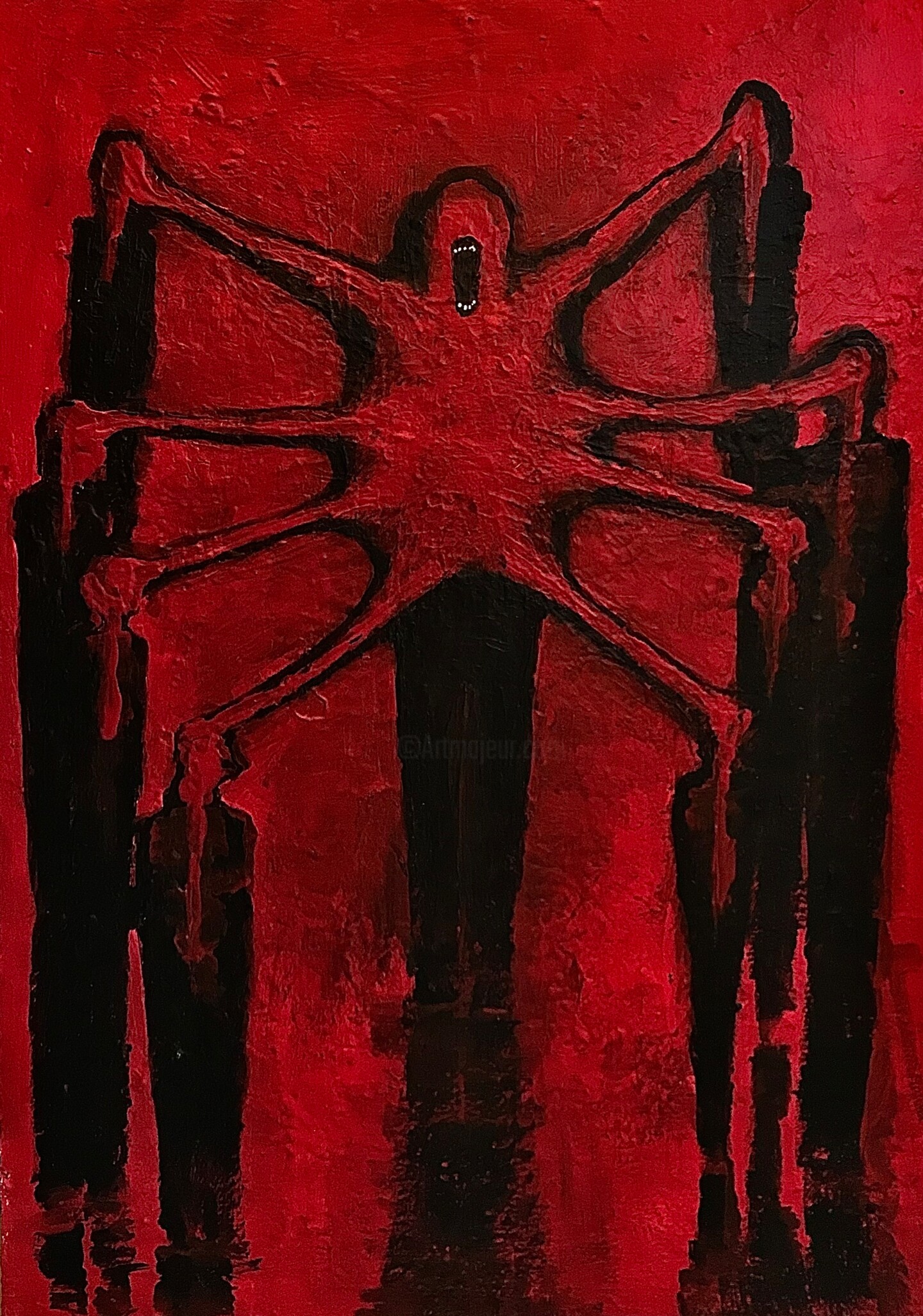 Mind Flayer, Pintura por Vaxo Lang