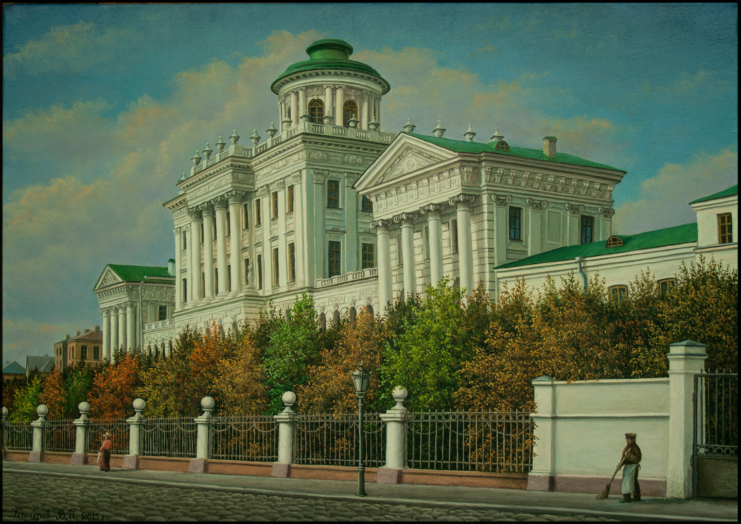 Москва Дом Пашкова .Начало 20-Го Века., Картина - Владислав Кошелев |  Artmajeur