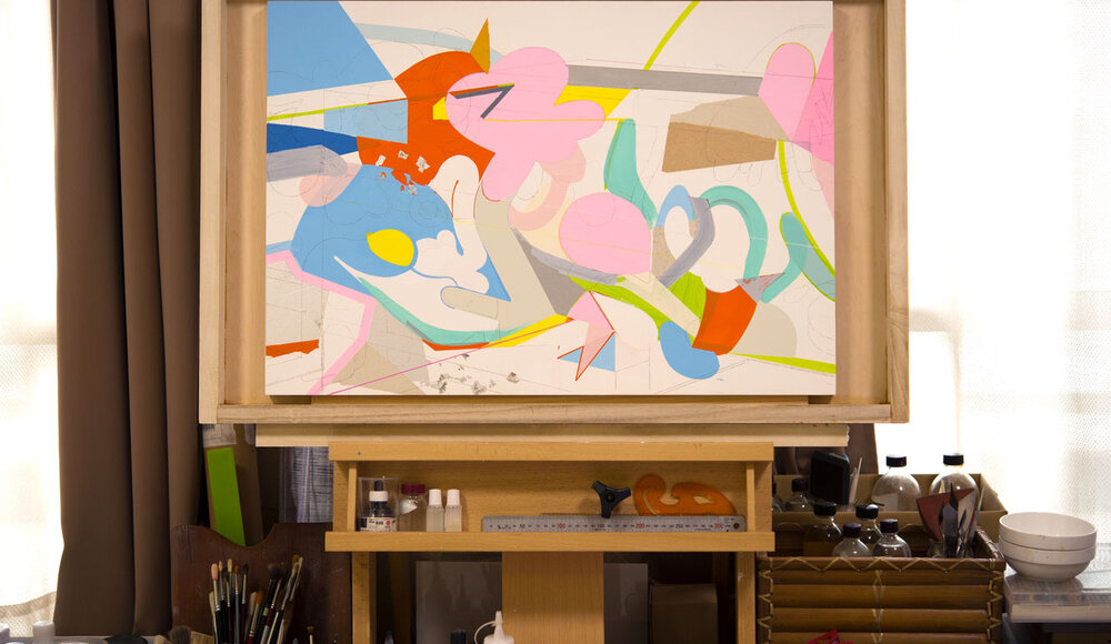 Kazuhiro Higashi, shapes and colors