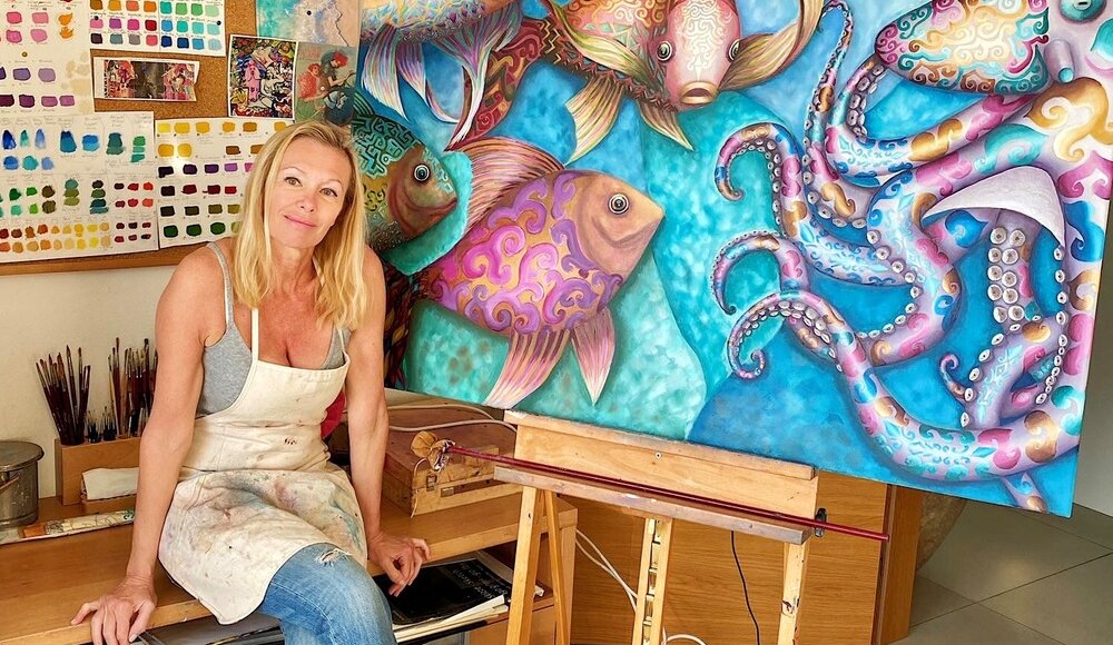 Alicia Zemanek, arte influenciada pelo mar