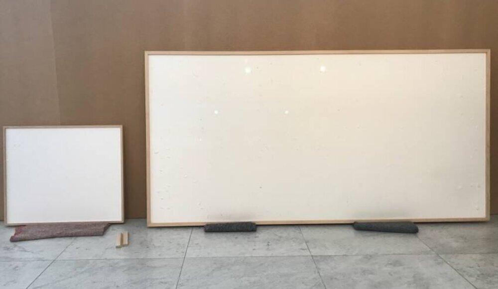 Dopo aver ricevuto oltre 70.000 euro in contanti per realizzare un'opera d'arte per un museo danese, l'artista restituisce loro due tele bianche