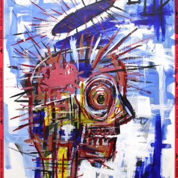 Peinture intitulée "Free Mind" par 0xec6d0, Œuvre d'art originale, Acrylique Monté sur Châssis en bois