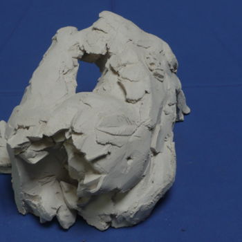 Sculpture intitulée "" Forme incomplète "" par Mr Foe'Z, Œuvre d'art originale, Argile