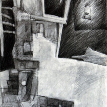 Drawing titled "Fallen" by Abbas Timareh, Original Artwork, Conté