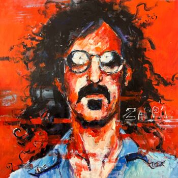 Картина под названием "Zappa" - Abhishek Deheriya, Подлинное произведение искусства, Акрил