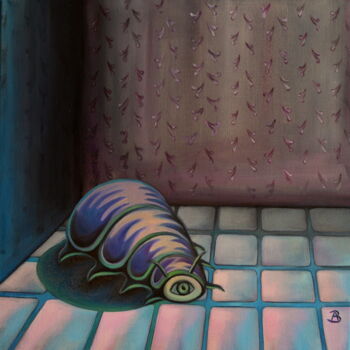 Картина под названием ""The Parasite of th…" - Agota Olimpija Bričkutė, Подлинное произведение искусства, Масло