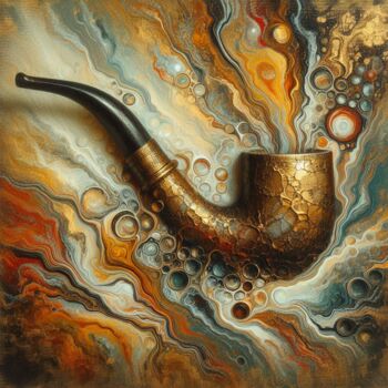 "Timeless Tobacciana" başlıklı Dijital Sanat Abstract Bliss tarafından, Orijinal sanat, Dijital Resim