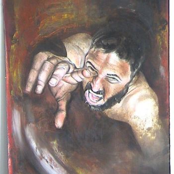 Ζωγραφική με τίτλο "Scream" από Alper Celebi, Αυθεντικά έργα τέχνης, Λάδι
