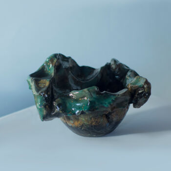 Γλυπτική με τίτλο "Sugar bowl" από Adam Czekański, Αυθεντικά έργα τέχνης, Κεραμικά