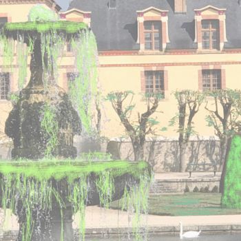 Digital Arts titled "La Fontaine Verte.#…" by Adèle Vahn, Original Artwork, 2D Digital Work