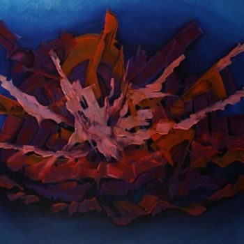 Картина под названием "acorde" - Adolfo Prado, Подлинное произведение искусства, Масло