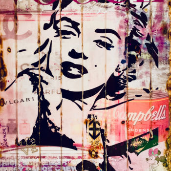 Collages titulada "Marilyn Monroe VOGUE" por Adriano Cuencas, Obra de arte original, Collages