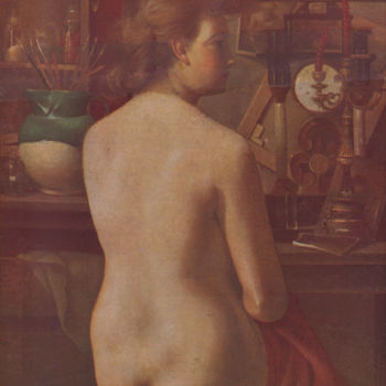 nudo femminile di schiena