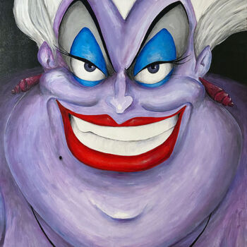 Painting titled "Ursula" by Aega Artist, Original Artwork, Acrylic