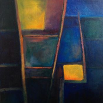 Painting titled "bez-tyt-80x100-olej…" by Agata Oryszyn, Original Artwork, Oil