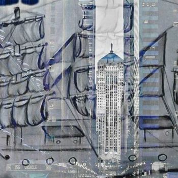 "bateau urbain" başlıklı Dijital Sanat Agl tarafından, Orijinal sanat