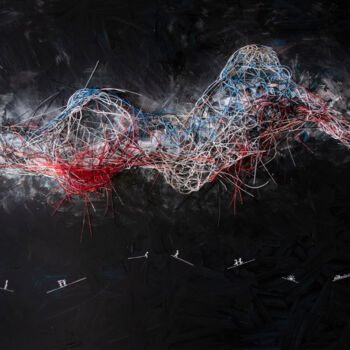 "Under the wave" başlıklı Tablo Agnieszka Witkowska tarafından, Orijinal sanat, Akrilik