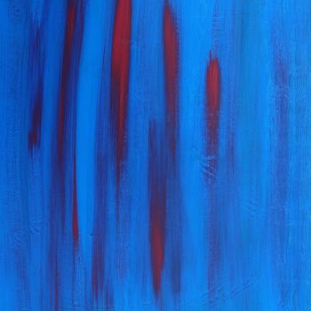 Peinture intitulée "Champ bleu!" par Sophie Agogué, Œuvre d'art originale, Acrylique