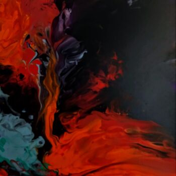 Картина под названием "Arizona Sunset" - Karen Nealon, Подлинное произведение искусства, Акрил
