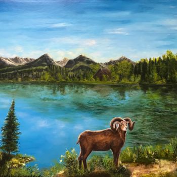 Peaceful Day on the Lake - Fine Art Painting – Canvas Art Plus