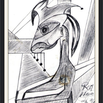 Drawing titled "e-dessins.jpg" by Akram Romdhani, Original Artwork