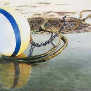 Peinture intitulée "Le corps-Mort à mar…" par Alain Corbel, Œuvre d'art originale