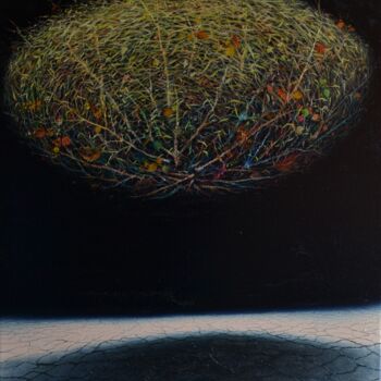 Painting titled "Genesis" by Alain Donate Hernandez, Original Artwork, Oil