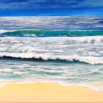 Painting titled "la-plage-copie.jpg" by Alain Filippi, Original Artwork