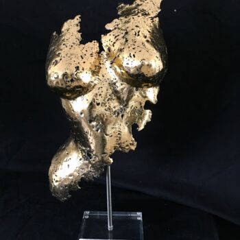 Sculpture titled "Melodie" by Alain Mandon, Original Artwork, Metals