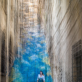 Fotografia intitulada "L’escalier Mermet,…" por Alain Rappeneau, Obras de arte originais, Fotografia digital